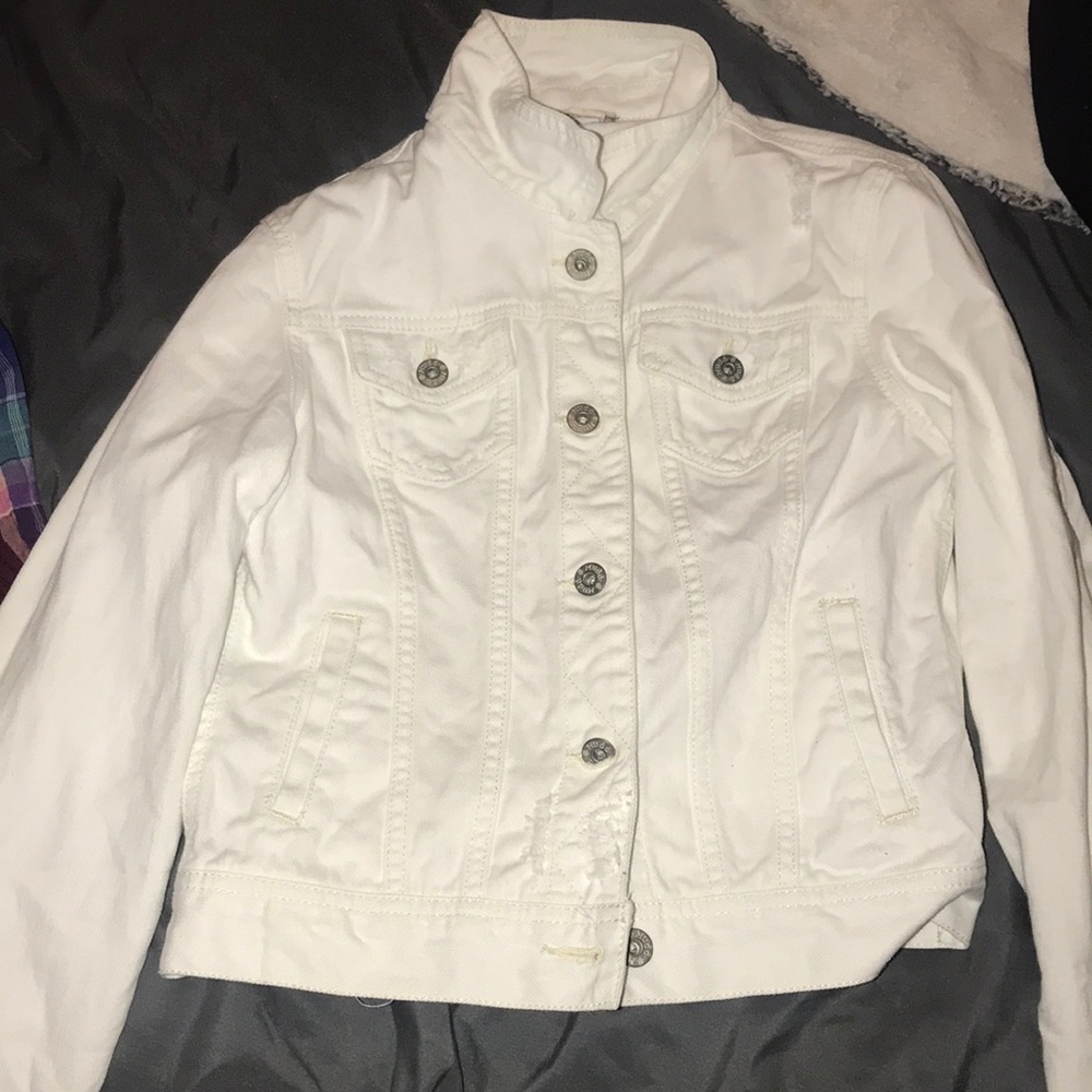 White jean jacket !:)